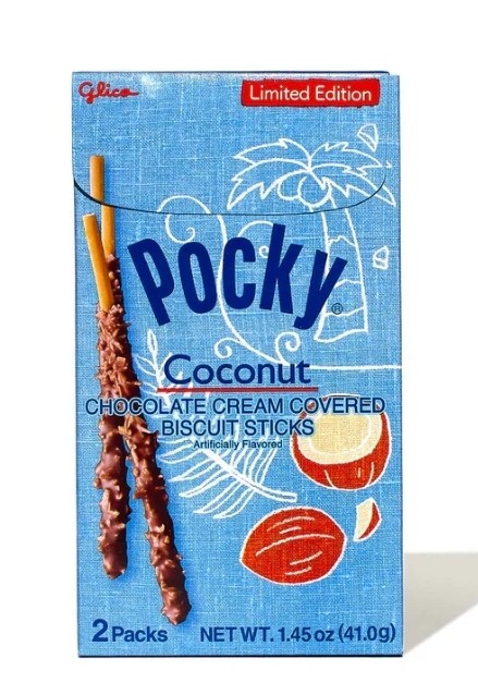 Pocky Limited Edition Coconut Chocolate Biscuit Sticks 1.71oz 12ct